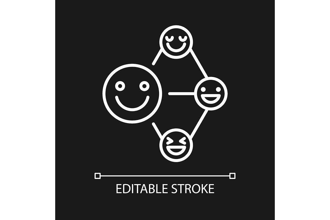 Talents and aptitudes linear icons set for dark and light mode