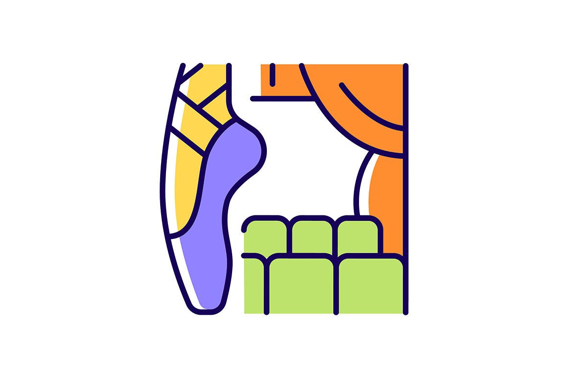 Talents and aptitudes RGB color icons set