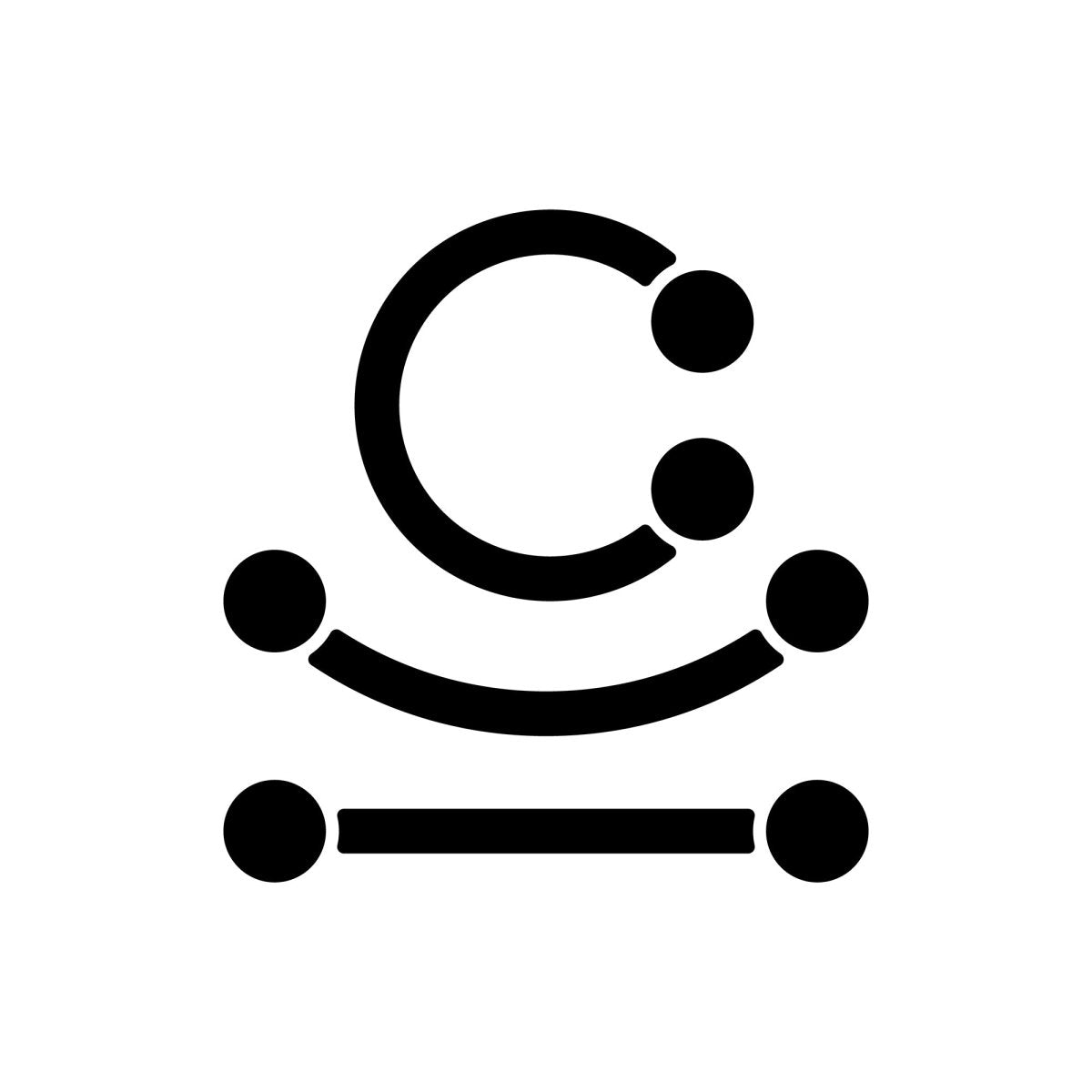 Tattoo and piercing black glyph icons set on white space