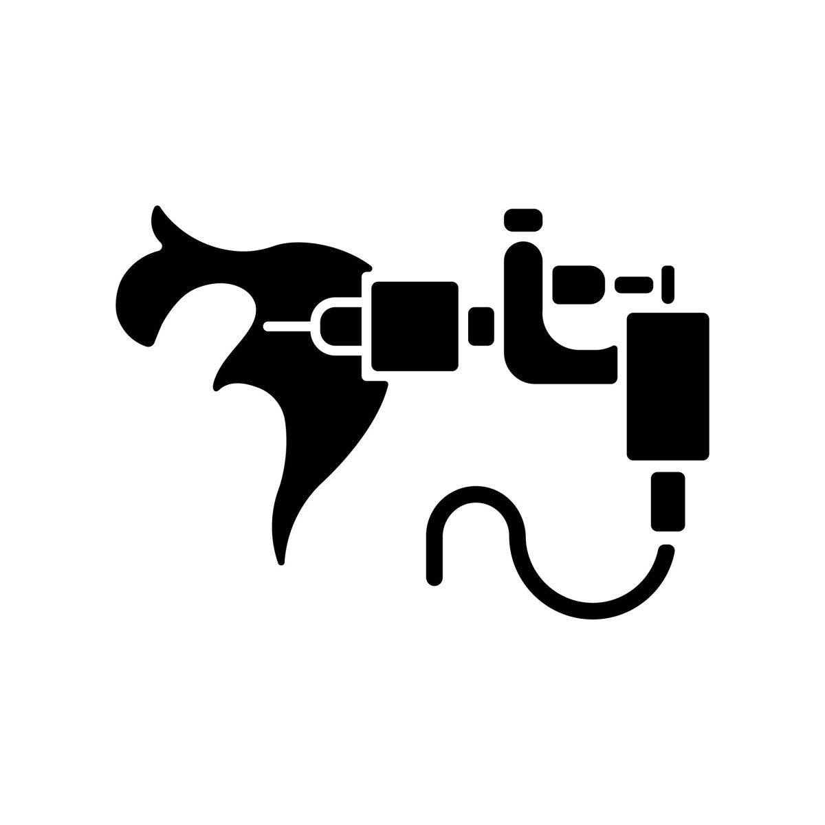 Tattoo and piercing black glyph icons set on white space