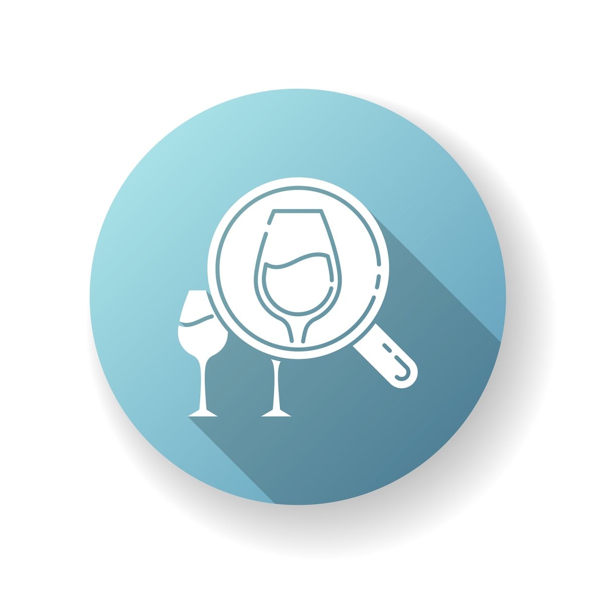 Tourism flat design long shadow glyph icons set