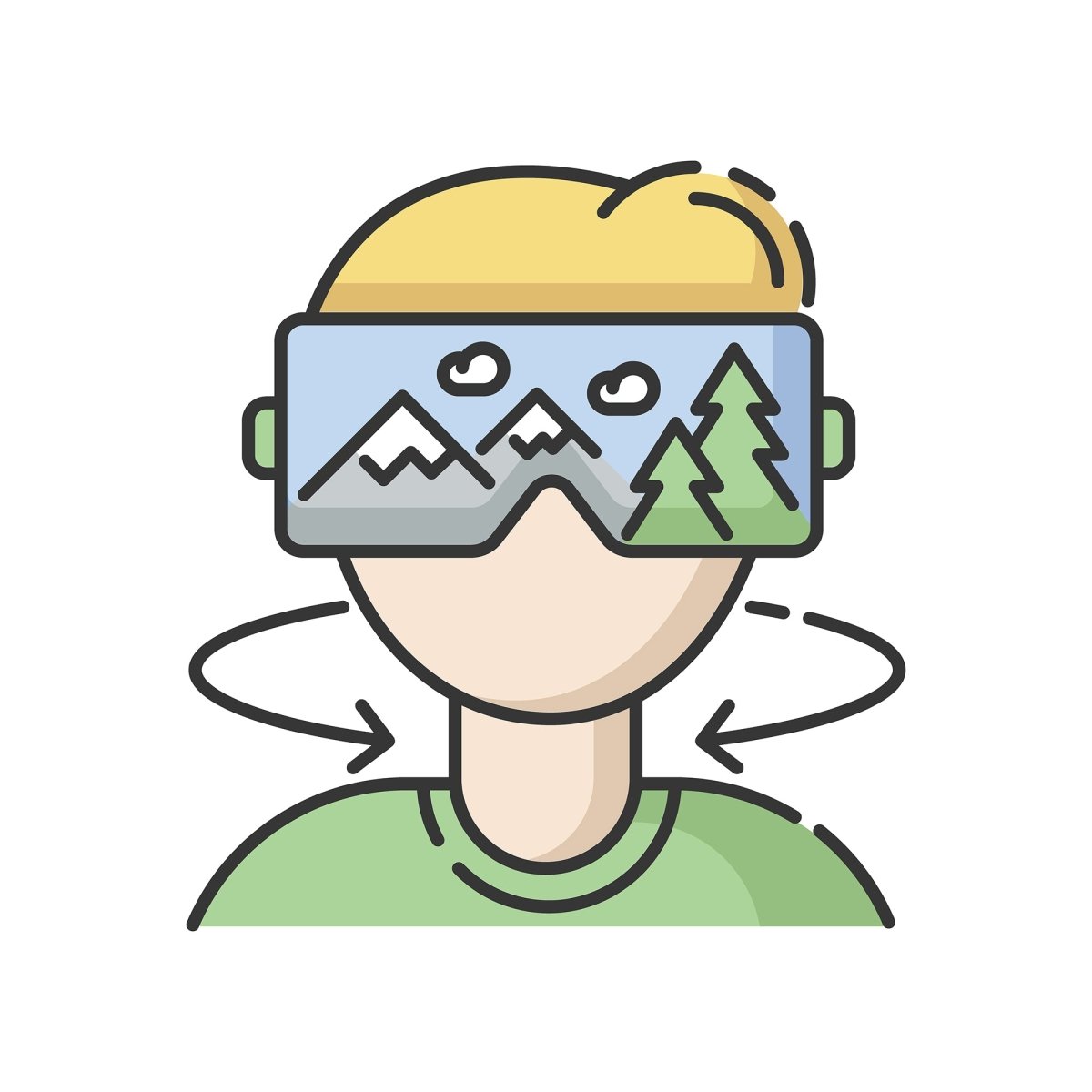Tourism RGB color icons set