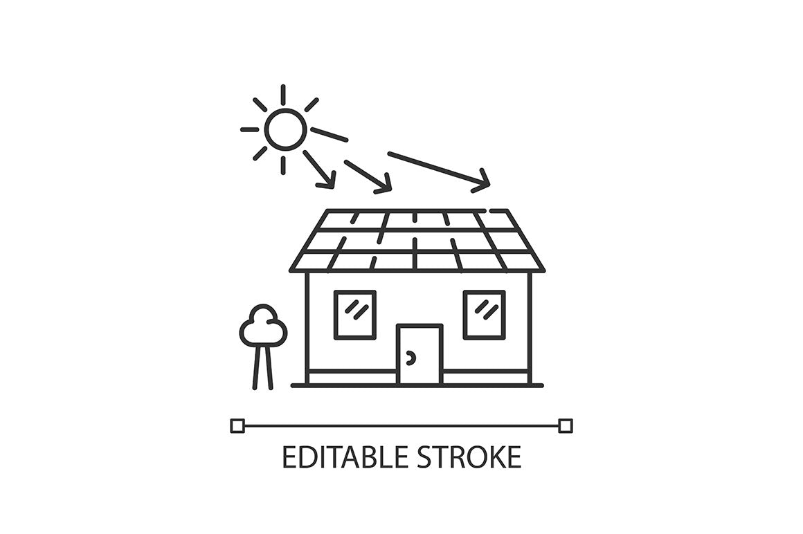Urban infrastructure pixel perfect linear icons set