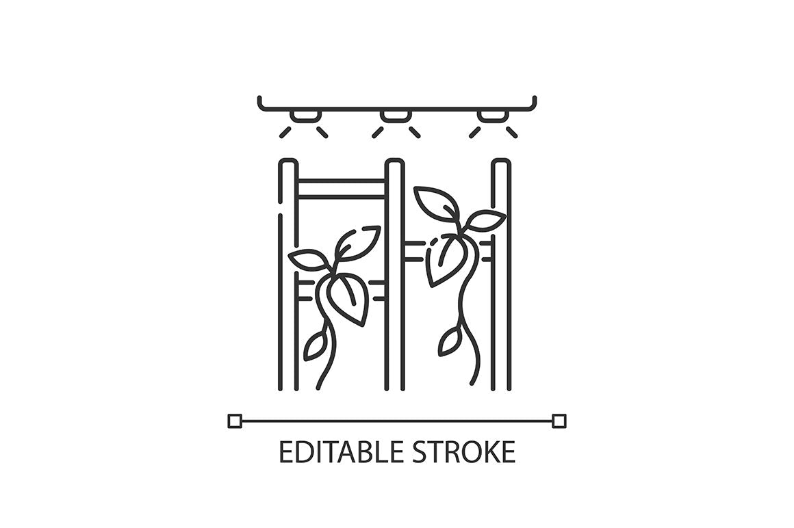 Urban infrastructure pixel perfect linear icons set
