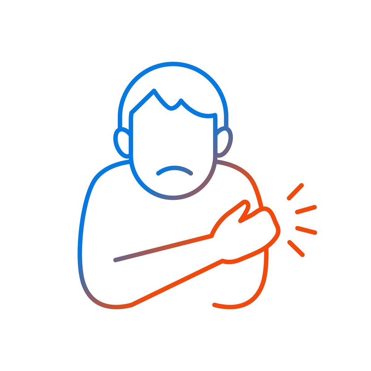 Vaccination and covid passport gradient linear vector icons set
