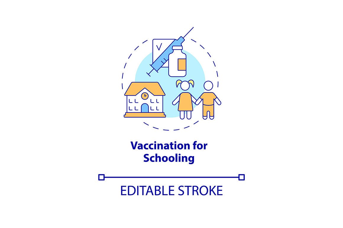 Vaccination Policy Concept Icons Bundle