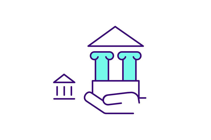 Various banking services RGB color icons set