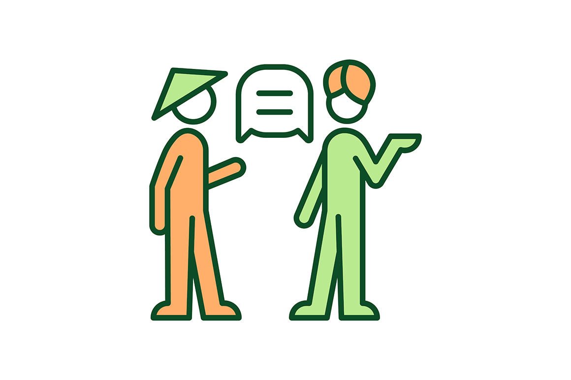 Verbal aggressiveness RGB color icons set