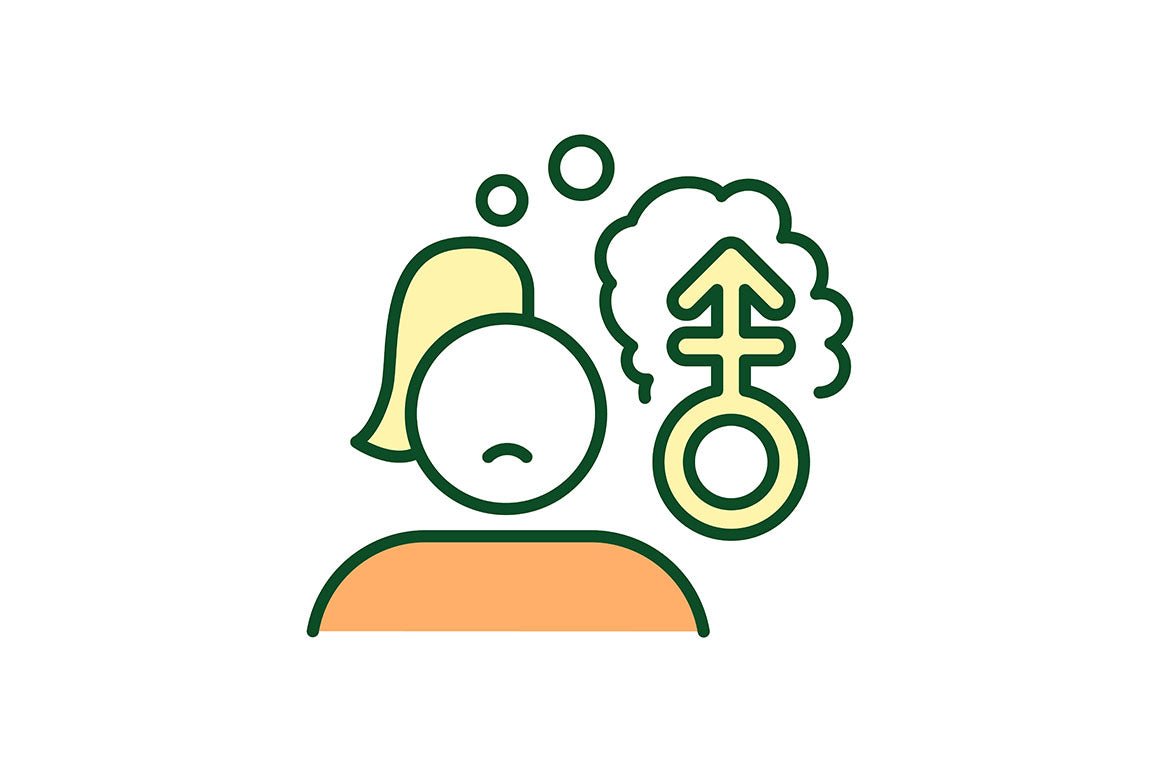Verbal aggressiveness RGB color icons set