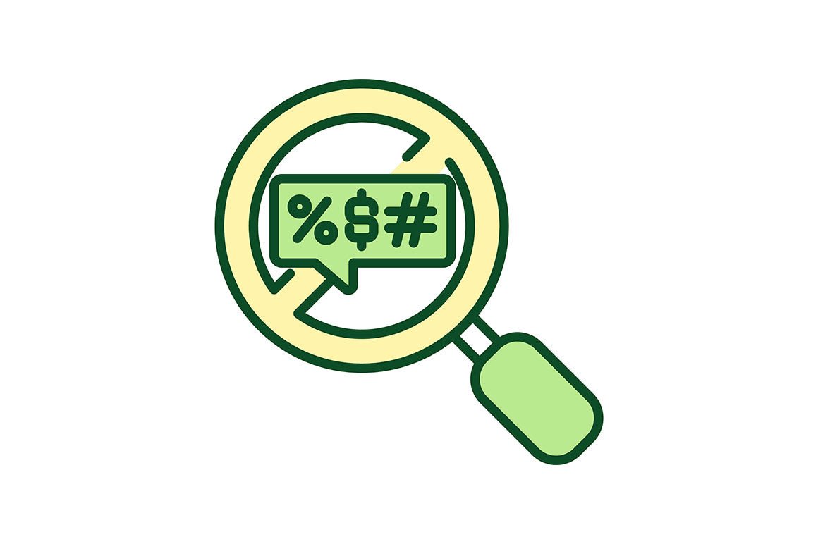 Verbal aggressiveness RGB color icons set