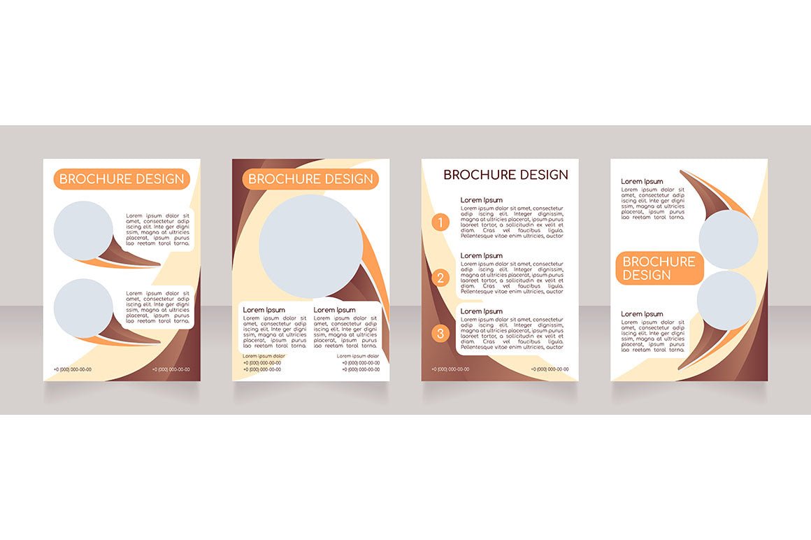 Virtual Assistant Brochure Layout Design