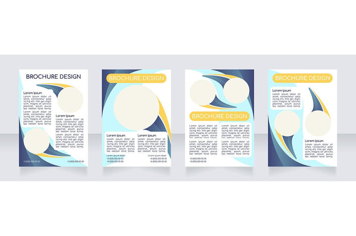 Virtual Assistant Brochure Layout Design