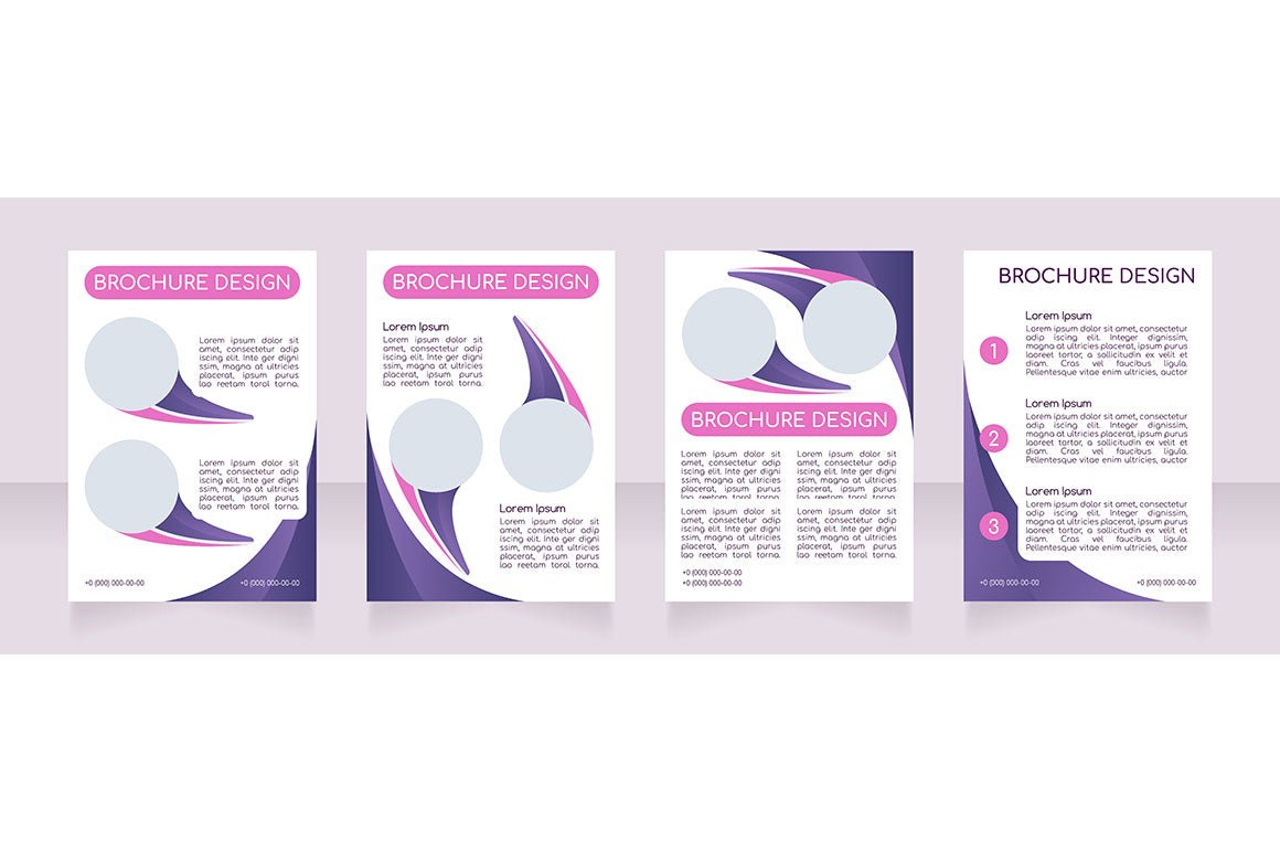 Virtual Assistant Brochure Layout Design