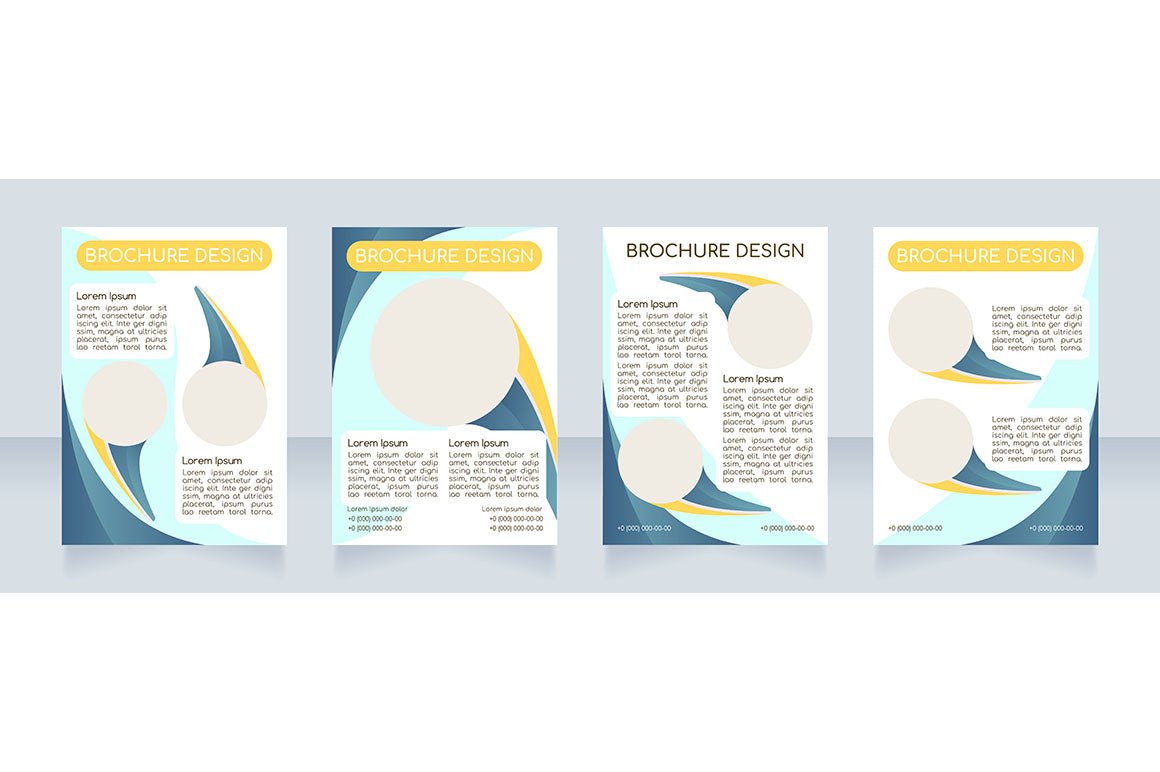 Virtual Assistant Brochure Layout Design