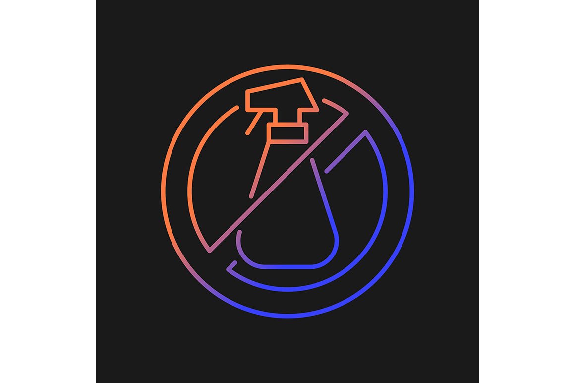 Vr headset gradient manual label icons set for dark and light mode