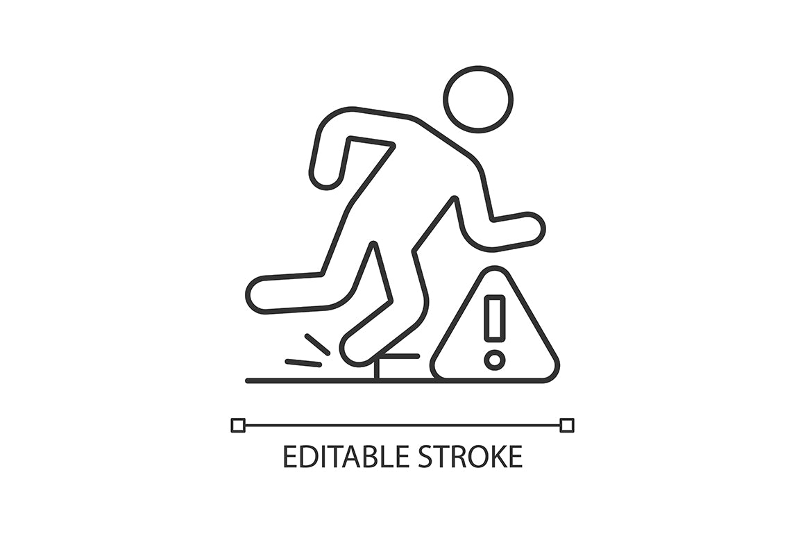 VR headset linear manual label icons set for dark and light mode