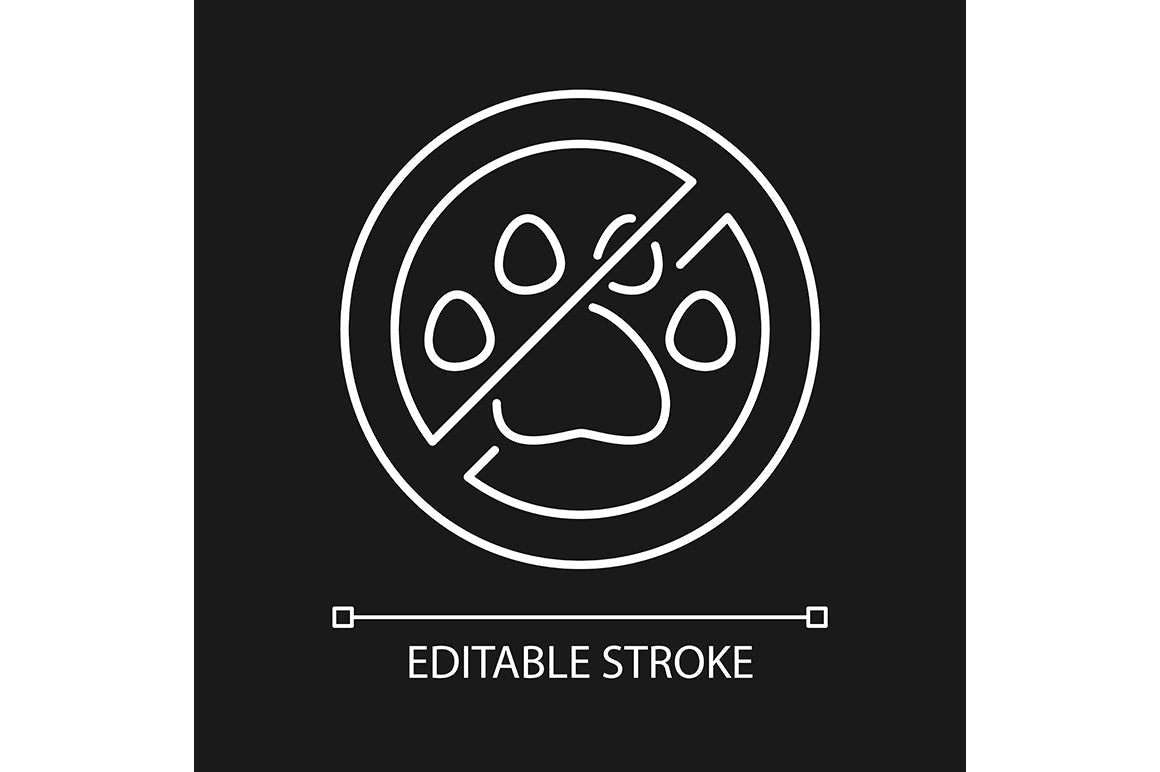 VR headset linear manual label icons set for dark and light mode