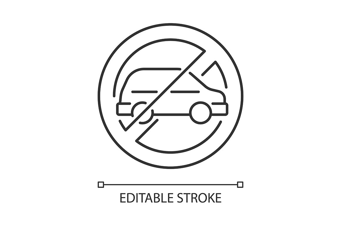 VR headset linear manual label icons set for dark and light mode
