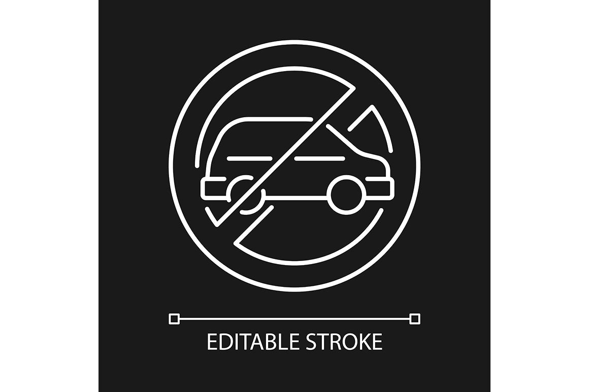 VR headset linear manual label icons set for dark and light mode