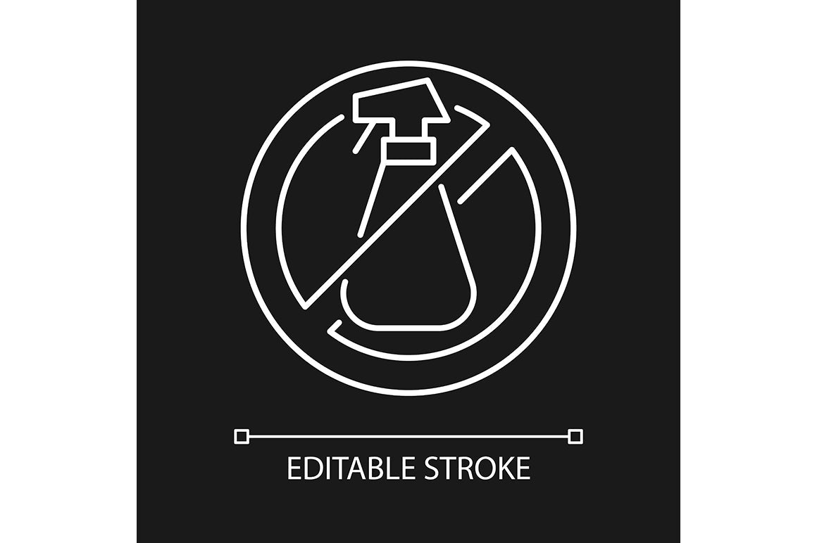 VR headset linear manual label icons set for dark and light mode