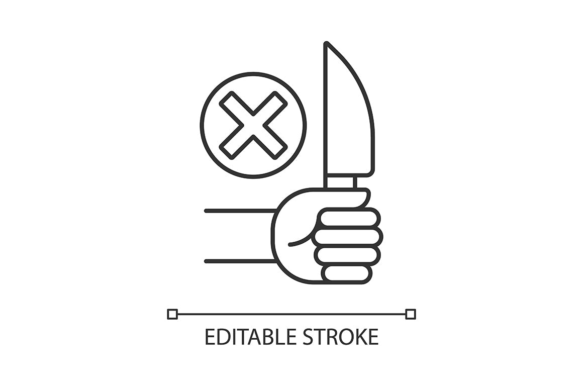 VR headset linear manual label icons set for dark and light mode