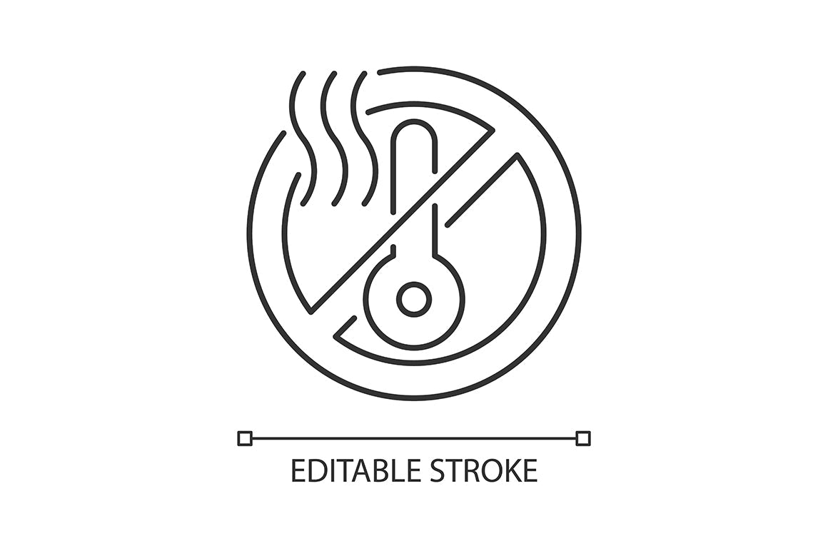 VR headset linear manual label icons set for dark and light mode
