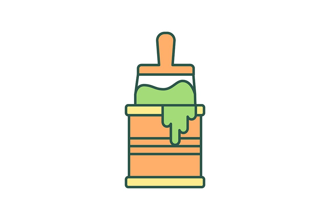 Waste management RGB color icons set