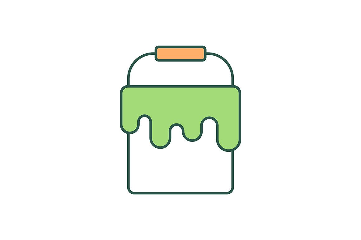 Waste management RGB color icons set