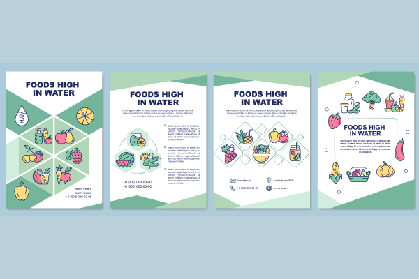 Water and hydration brochure bundle