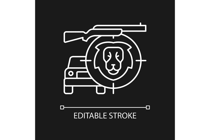Wild Animals Hunting Icons Bundle