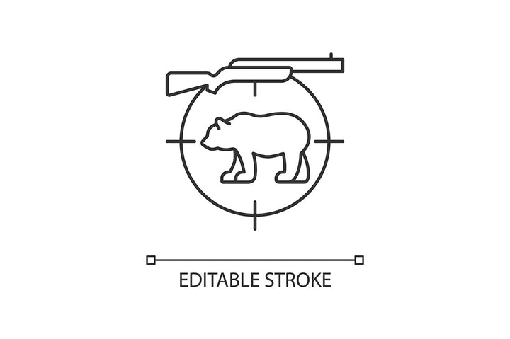 Wild Animals Hunting Icons Bundle