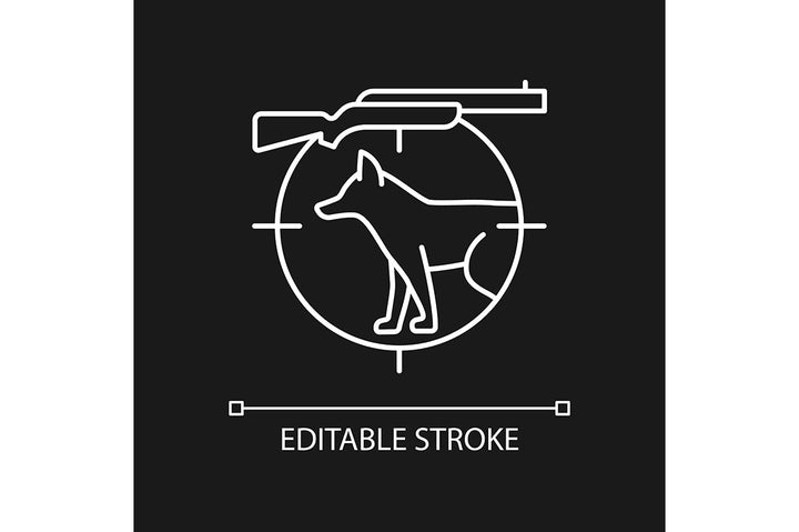 Wild Animals Hunting Icons Bundle