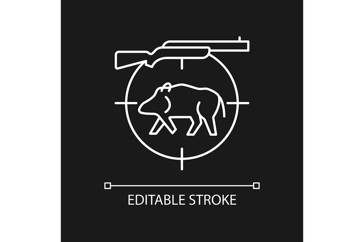 Wild Animals Hunting Icons Bundle