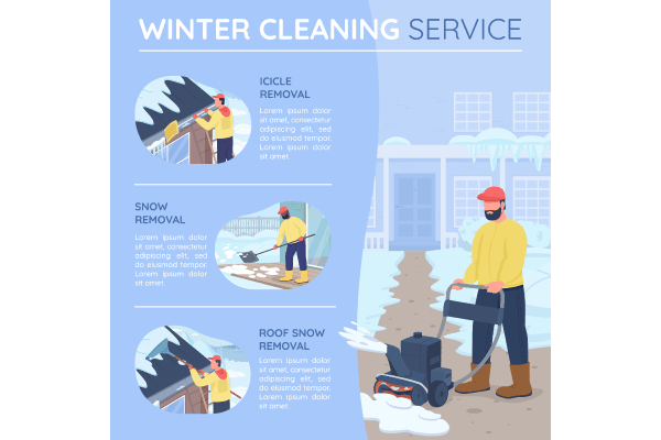 Winter Cleaning Services Templates