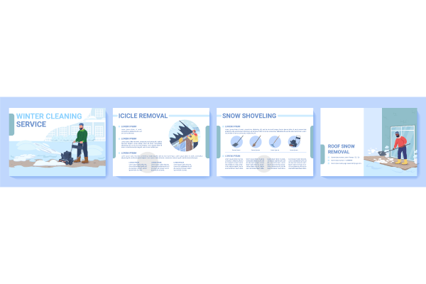 Winter Cleaning Services Templates