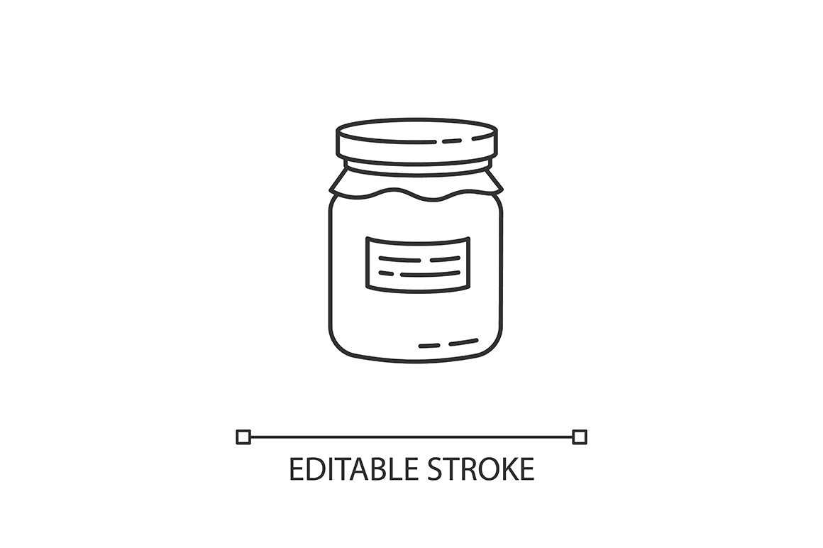 Zero waste linear icons set