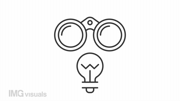 Creative vision line animation