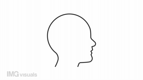 Animated cash motivation linear icon. Thinking of money. Finance motivation. Rich person mindset. Seamless loop HD video with alpha channel on transparent background. Outline motion graphic animation
