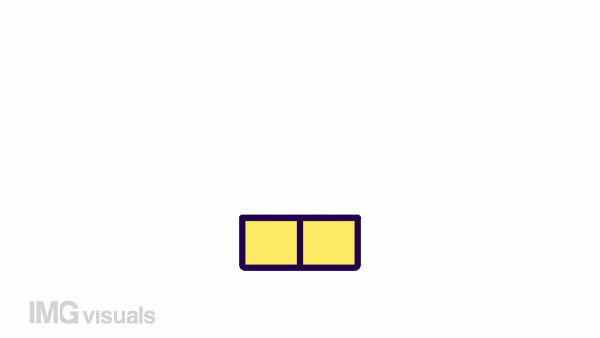 Animated quiz color icon. Out-of-the-box question. Thinking puzzle and riddle. Seamless loop HD video with alpha channel on transparent background. Simple filled line motion graphic animation