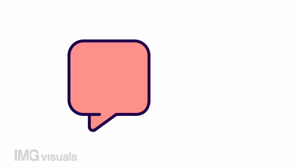 Animated research color icon. Looking for info. Question mark and magnifying glass. Seamless loop HD video with alpha channel on transparent background. Simple filled line motion graphic animation