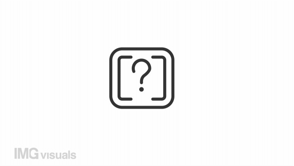 Animated inquire linear icon. Question button. Problem solving. Request to technical support. Seamless loop HD video with alpha channel on transparent background. Outline motion graphic animation