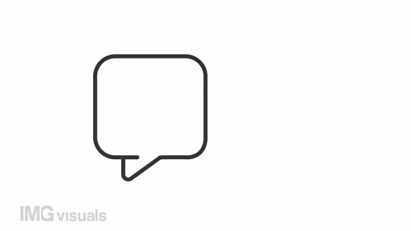 Animated research linear icon. Looking for information. Question mark and magnifying glass. Seamless loop HD video with alpha channel on transparent background. Outline motion graphic animation