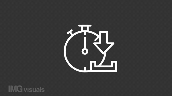 Animated loading white line icon. Good internet connection. Quick downloading. Seamless loop HD video with alpha channel on transparent background. Motion graphic design for night mode
