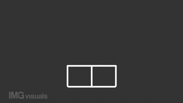 Product release white line animation. Rocket flying up from box animated icon. Product launch. Beta test. Start up. Isolated illustration on dark background. Transition alpha video. Motion graphic