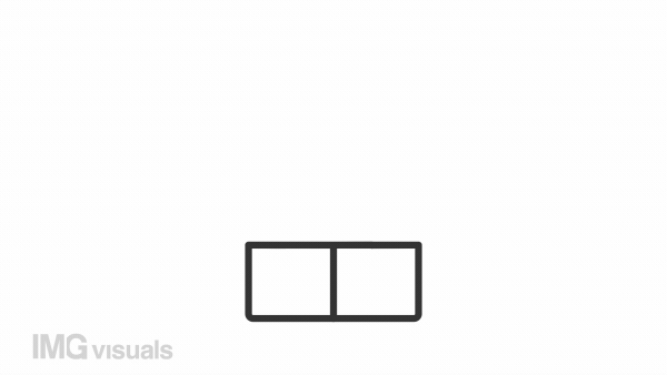 Product line animation. Star flying out from box animated icon. Business development. New release. Idea generation. Black illustration on white background. HD video with alpha channel. Motion graphic