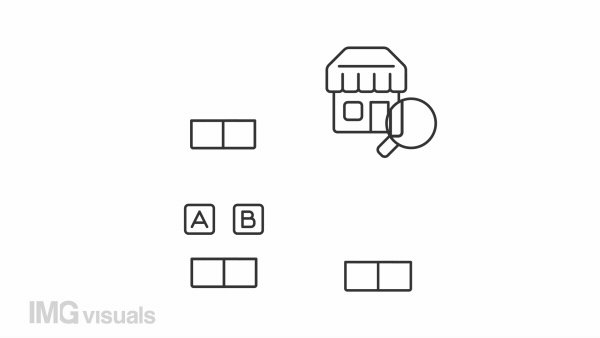 Product optimization animation set. Data analysis animated line icons. Revenue growth. Market research. Black illustrations on white background. HD video with alpha channel. Motion graphic