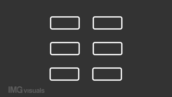Automation white line animation. Animated flowchart icon. Repetitive task. Process management. Continuous operation. Isolated illustration on dark background. Transition alpha video. Motion graphic