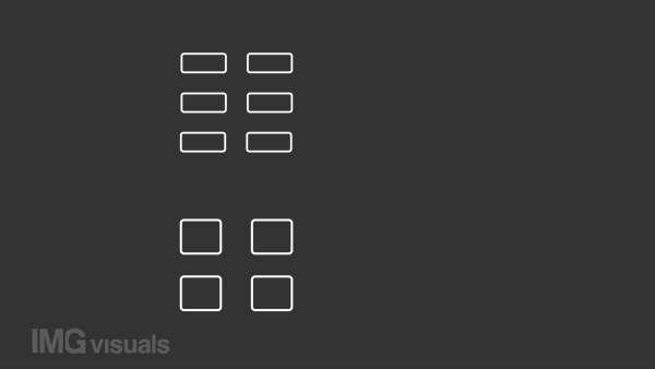 Animated loop process white icons. Workflow line animation library. Software development. Project management. Isolated illustrations on dark background. Transition alpha. HD video. Icon pack