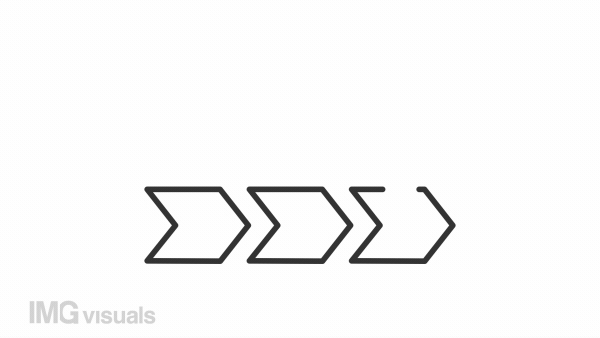 Animated sequence chart icon. Flowchart line animation. Project management. Process timeline visualization. Black illustration on white background. HD video with alpha channel. Motion graphic