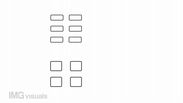 Animated cyclical process icons. Workflow line animation library. Software development. Project management. Black illustrations on white background. HD video with alpha channel. Motion graphic